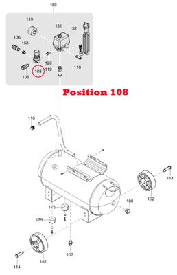 FIAC reduceringsventil 3051057 1/4" -1/4"