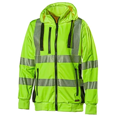 L.Brador 419P-W Aereo Varsel Zip-hood Dam Gul Stl S