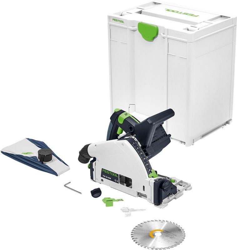 Festool TSC 55 KEB-Basic Batterisänksåg 2x18V (utan batterier)