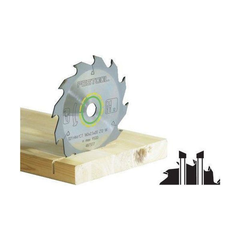 Festool Sågklinga 210mm W18 (Grova snitt)