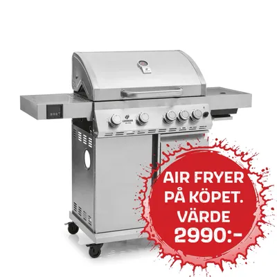 Landmann Cool Steel MaxX 4.1 Gasolgrill Rostfritt