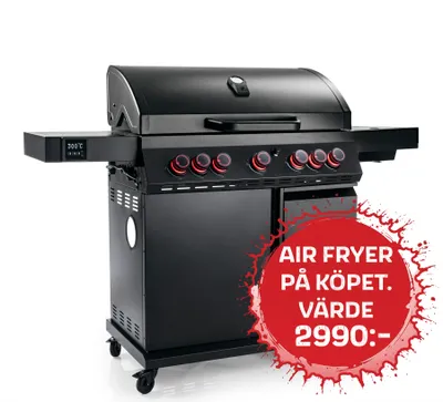 Landmann Cool Black 5.2 MaxX gasolgrill backburner 5-brännare