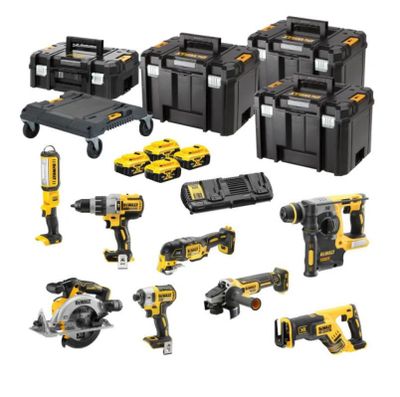 DeWalt DCK853P4T Verktygspaket 18V XR  8-Pack (4x5,0Ah)