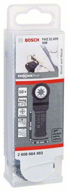 Bosch PAIZ 32 APB Sågblad STARLOCK 32x60mm BIM (10-P)
