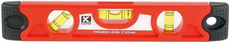 Kapro Vattenpass Toolbox Pro 23cm 3 libeller magnet