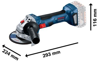 Bosch GWS 18V-7 Vinkelslip 18V 125mm (Utan batterier)