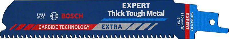 Bosch Expert ‘Thick Tough Metal’ S 955 CHC tigersågblad 150mm 3st CARBIDE