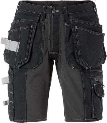 Fristads Hantverkarshorts stretch 2527 CYD, dam Svart 42