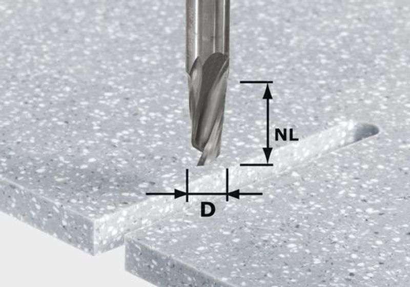 Festool Spiralnotfräs HW HW Spi D12/42 RD ss S12