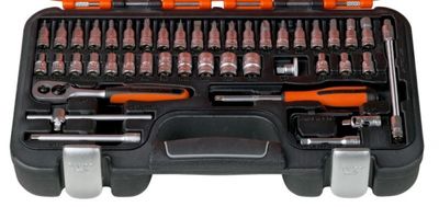 Bahco Hylsnyckelsats 1/4" - 46-delar