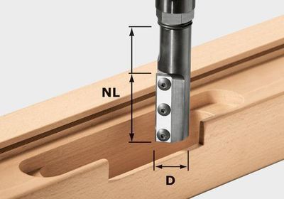 Festool Notfräs med vändskär HW KN D20/50 WP/K