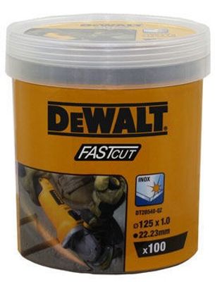 DeWalt DT20540 Kapskiva 125x1mm för metall 100-pack