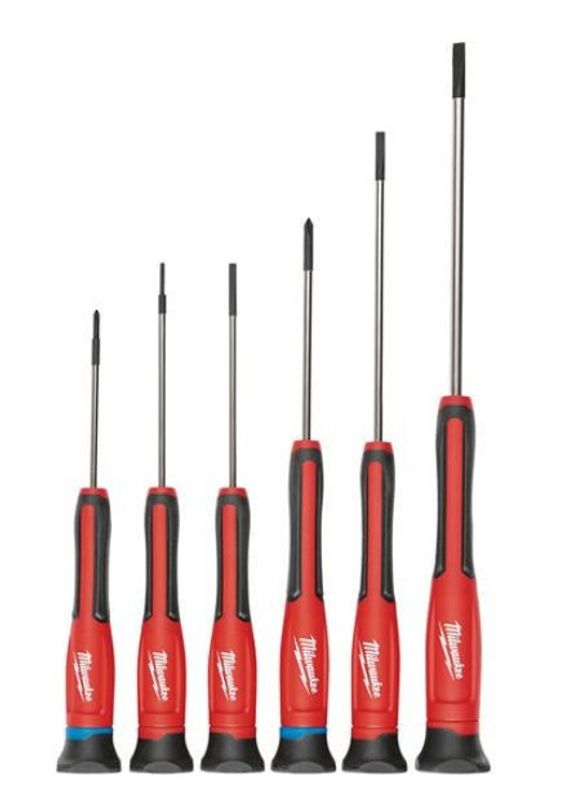 Milwaukee Precisionsskruvmejselset 6-pack