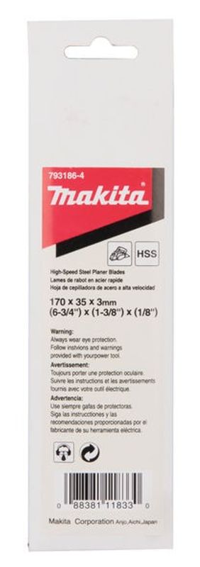 Makita Hyvelstål HSS 170mm för 1806B (2-P)