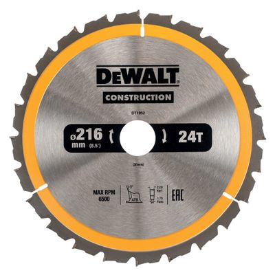 DeWalt DT1952 Sågklinga 216mm 24T Semi-Proffs (Universal)
