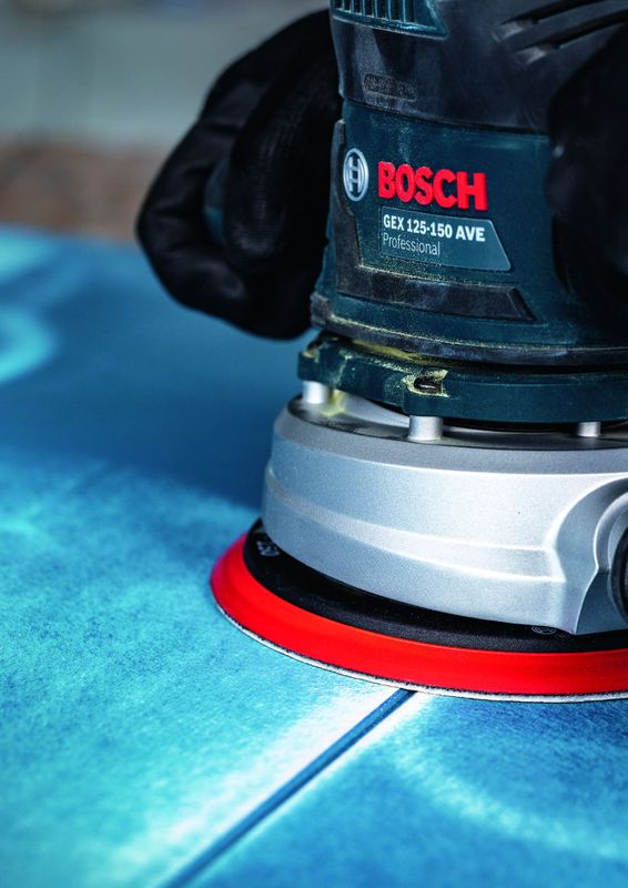 Bosch Expert C470 slippappermed 8 hål för excenterslipar 125mm för hårt trä, måla på trä