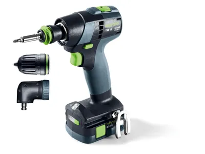 Festool Skruvdragare TXS 12 2,5-Set med 2 batterier och laddare
