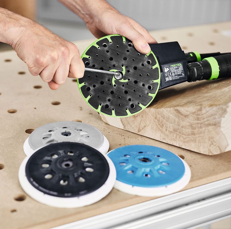 Festool Slipplatta 150mm M8 (med skruvhål)