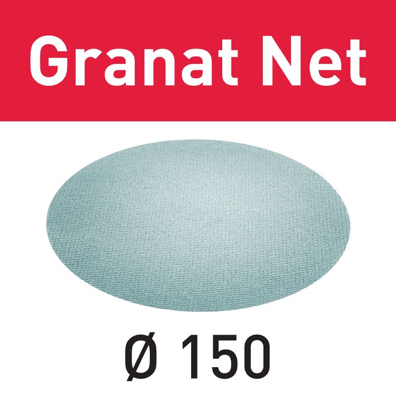 Festool Nätslippapper STF D150 GR NET/50ST GRANAT NET
