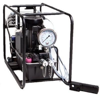 Euro Press Pack elektrisk hydraulpump 2,4 L för hydraulisk momentdragare