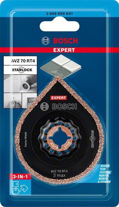 Bosch Expert 3 max AVZ 70 RT4 Multitool slipplatta 70 mm