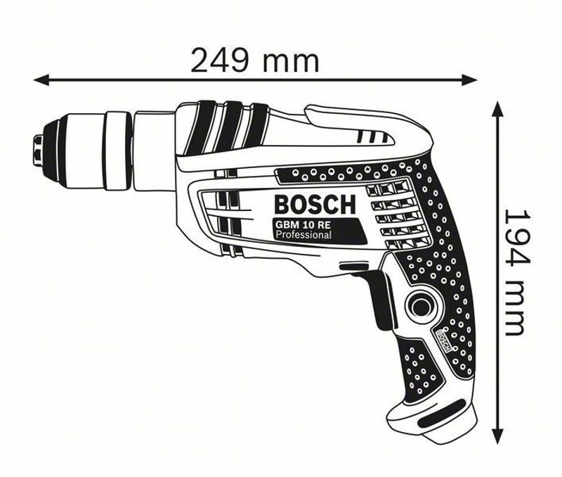 Bosch GBM 10 RE Borrmaskin