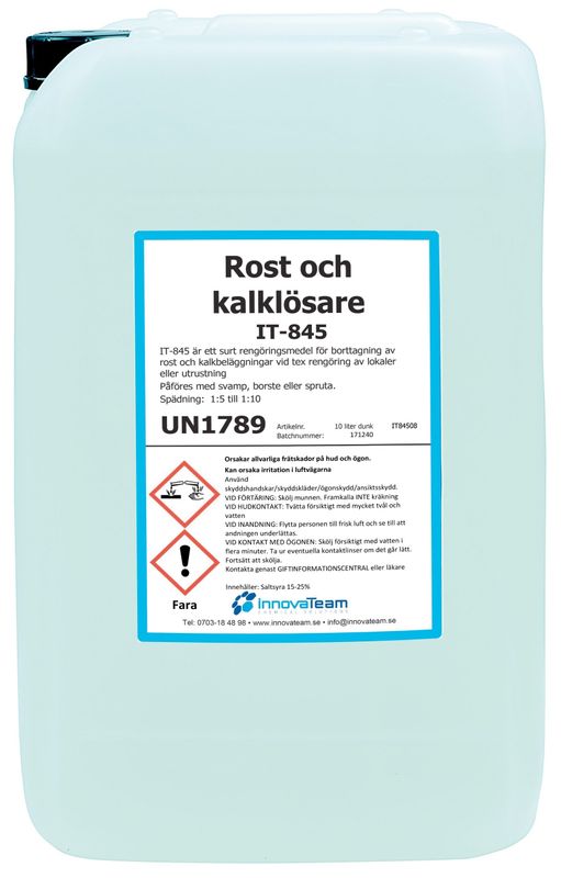 Innovateam rost & kalklösare 10 l