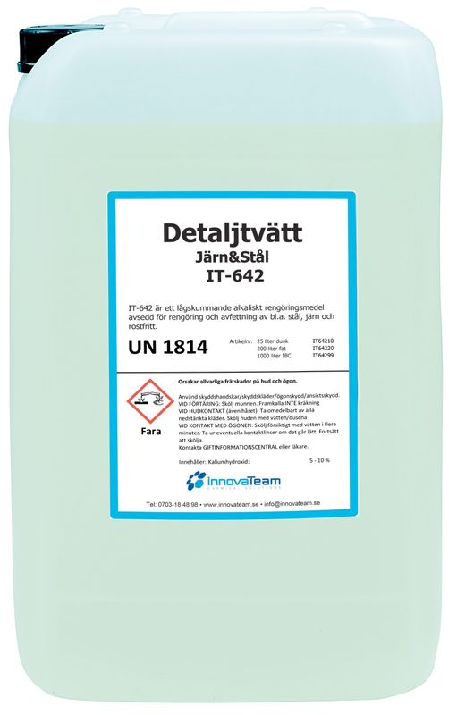 Innovateam detaljtvätt järn & stål 25 l