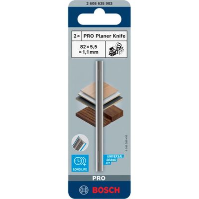 Bosch PRO Vändbara Hyvelstål HM 82 mm