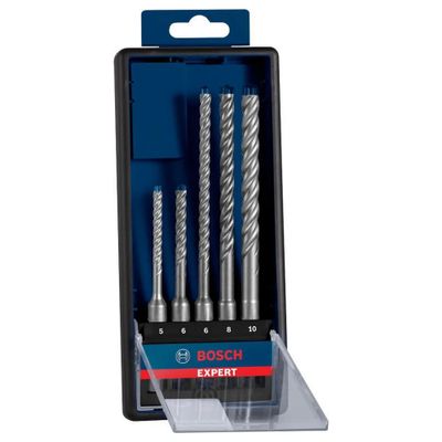 Bosch Expert SDS plus-7X hammarborrsats, 5/6/6/8/10 mm 5st för sten, betong och armerad betong
