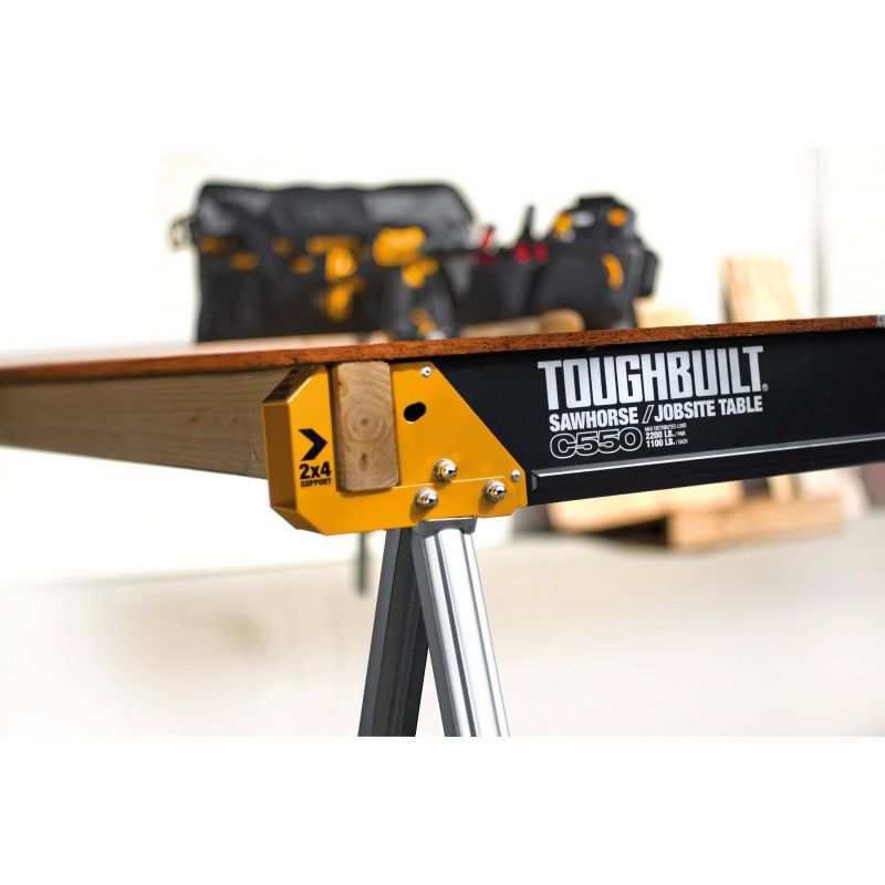 Toughbuilt Sågbockar C550 ihopfällbara i 2-pack Max 998 kg