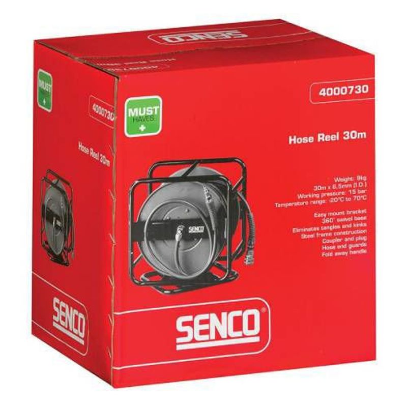 Senco Slangvinda Tryckluftsslang Universal PU 30 m x 8mm (innerdiameter)