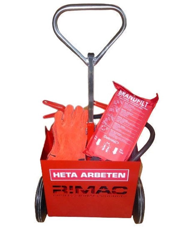 RiMAC Heta arbeten kärra kompl. 2 x 6kg 55A 233B C + filt & handskar