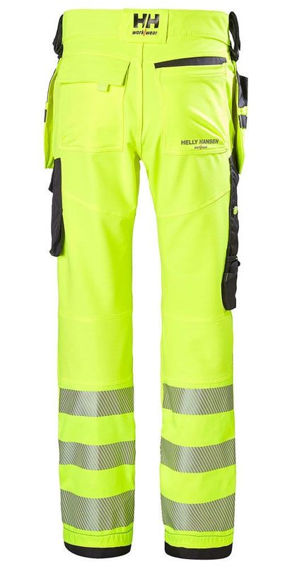 Helly Hansen 77472 ICU Hantverksbyxa High-Vis Yellow/Ebony