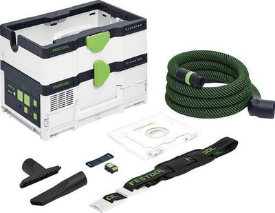 Festool CTLC SYS I-Basic Dammsugare L-Klassad 2x18V (utan batterier)