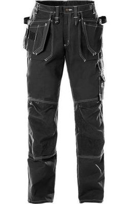 Fristads Hantverkarbyxa 253K FAS, dam Svart Strl 34