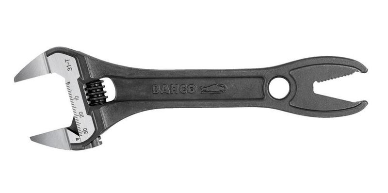 Bahco 31-T Skiftnyckel Hajfkäft med smala käftar 8"