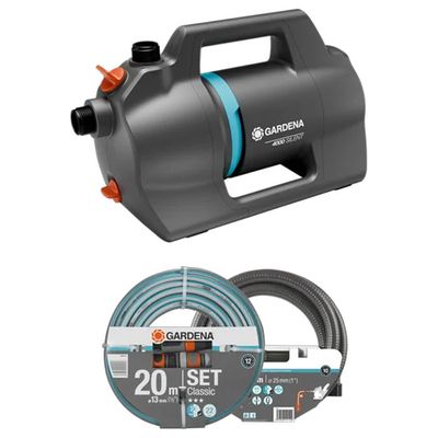 Gardena 4100 Silent Set trädgårdspump komplett