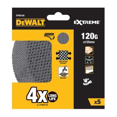 DeWalt Slipnät 125mm 5-P