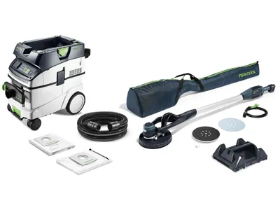 Festool Vägg- och takslip PLANEX easy LHS-E 225/CTM 36-Set med dammsugare
