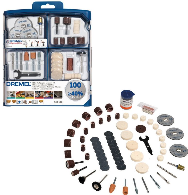 Dremel Tillbehörsset 723 Multifunktion 100-delar
