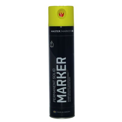 Spray Master Markeringsfärg Solid Gul 600ml