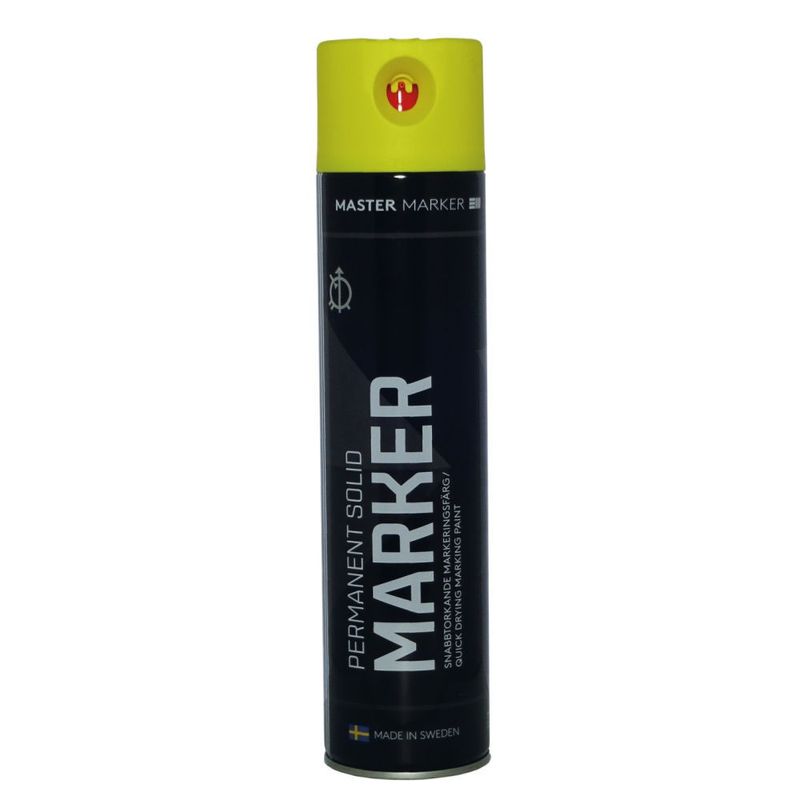 Spray Master Markeringsfärg Solid Gul 600ml