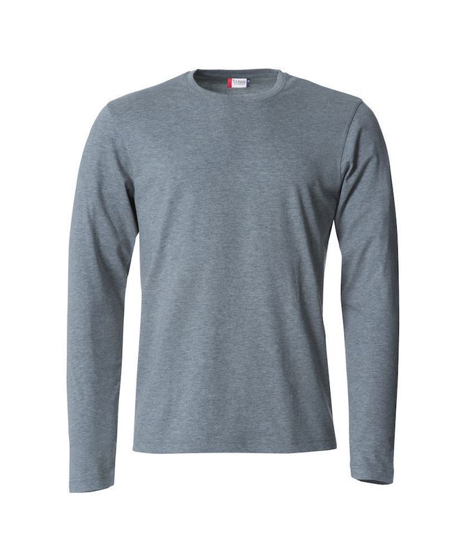 Clique Basic-T L/S Greymel