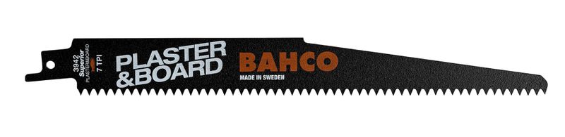 Bahco Tigersågblad HCS gips & skivor 150 mm 7TPI 2-P