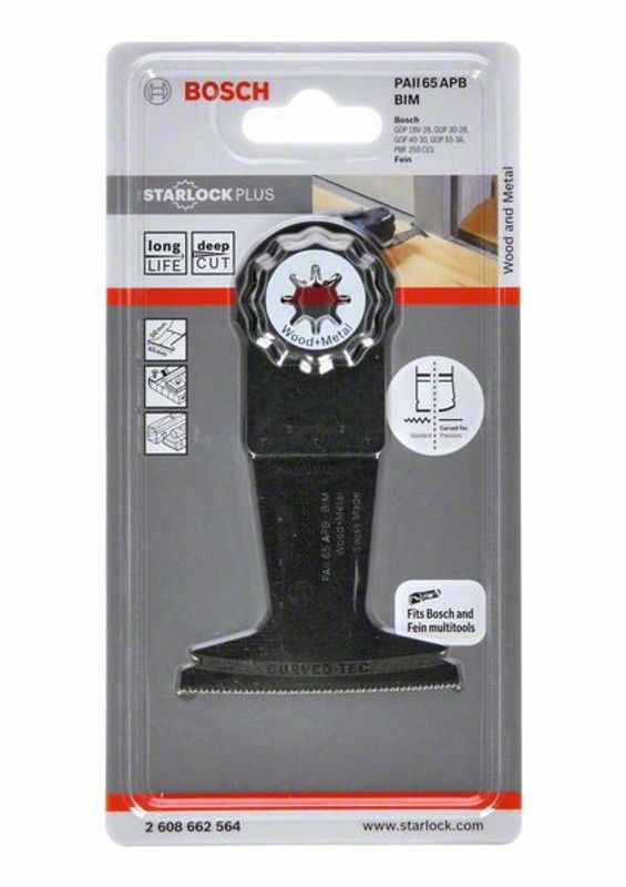 Bosch PAII 65 APB Sågblad STARLOCK+ 65x50mm (1-P)