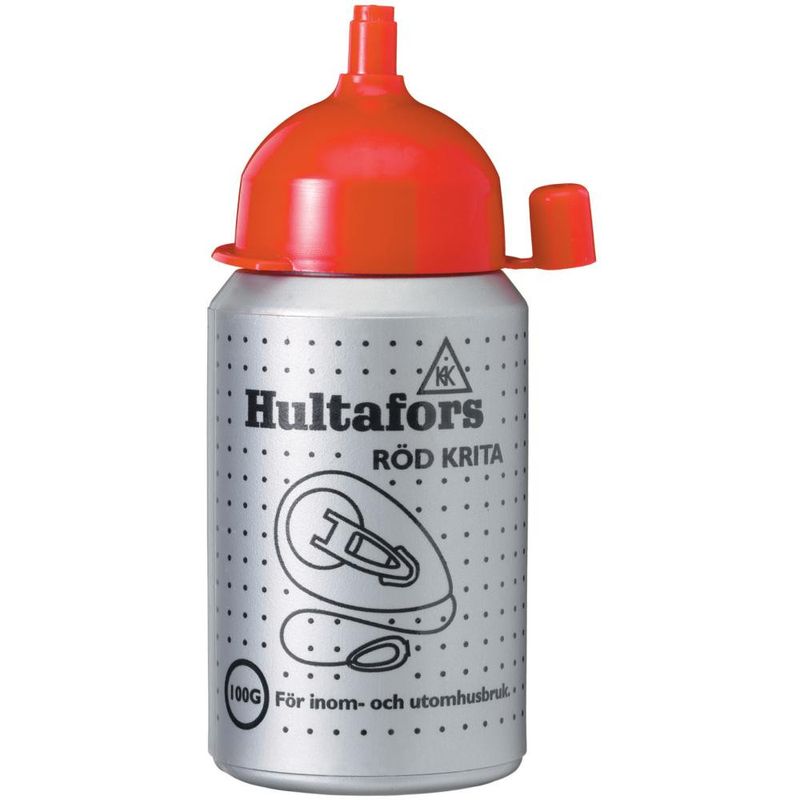Hultafors Snörslåkrita RÖD (100g)