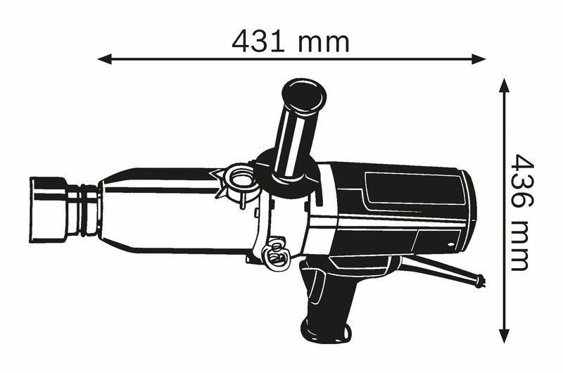 Bosch GDS 30 Mutterdragare 1"