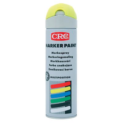 CRC MÄRKFÄRG GUL 500ML FLUOR