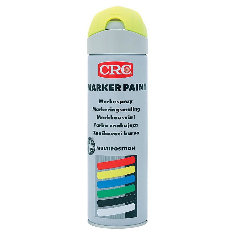 CRC MÄRKFÄRG GUL 500ML FLUOR